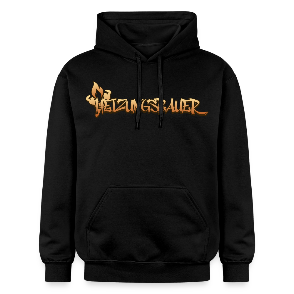 Gildan Unisex Softstyle® "Heizungsbauer" Schwarz Gildan Unisex Softstyle® Midweight Hoodie