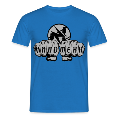 Unisex T-Shirt "Elektriker" Royalblau Männer T-Shirt