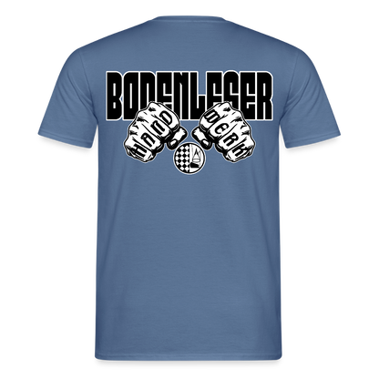 Unisex T-Shirt "Bodenleger" - Taubenblau 