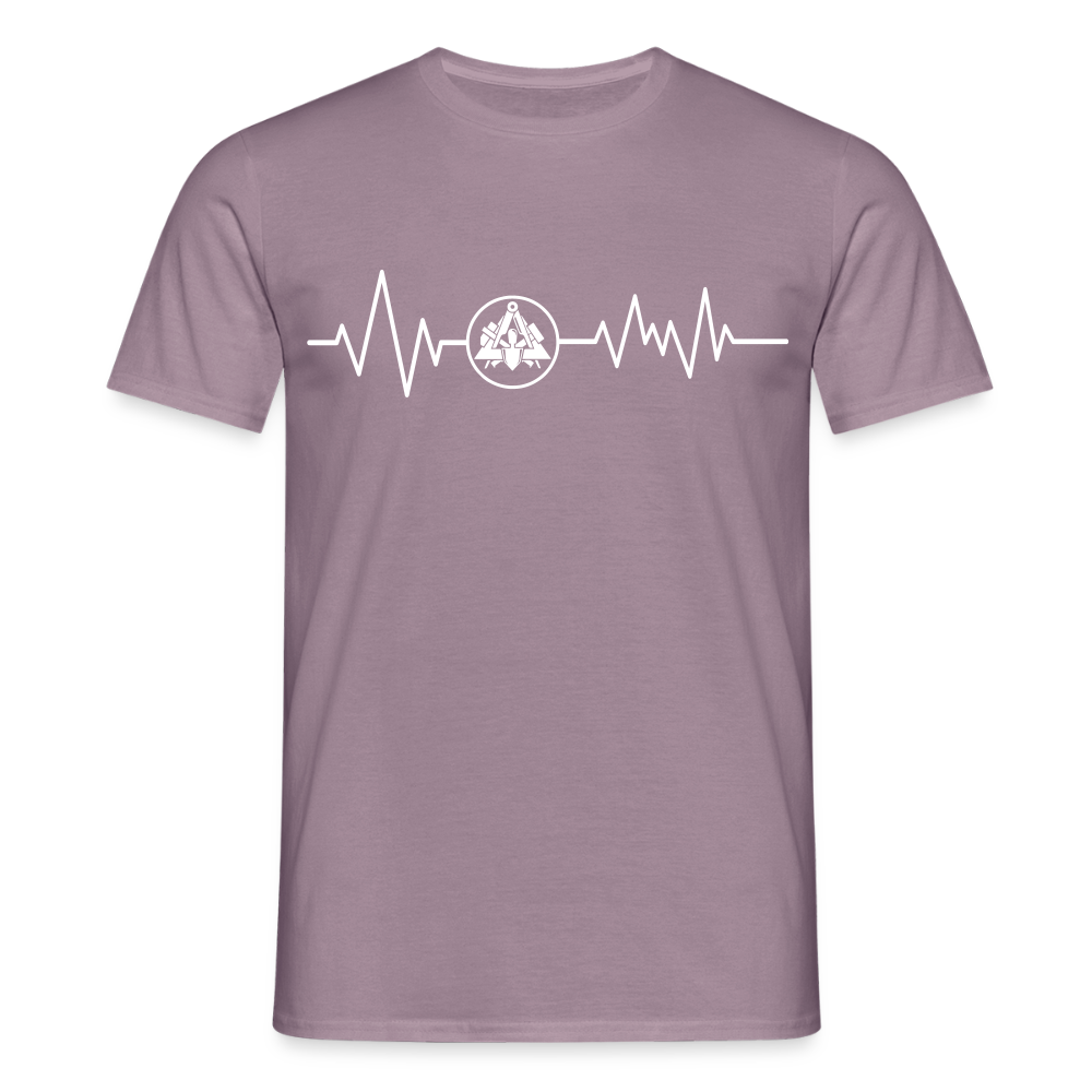 Unisex T-Shirt "Maurer" Lilagrau Männer T-Shirt