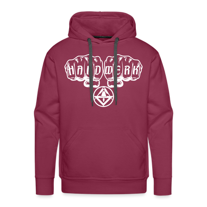 Männer Premium Hoodie "Stuckateur" Bordeaux Männer Premium Hoodie