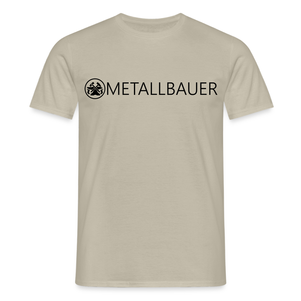 Unisex T-Shirt "Metallbauer" Sandbeige Männer T-Shirt