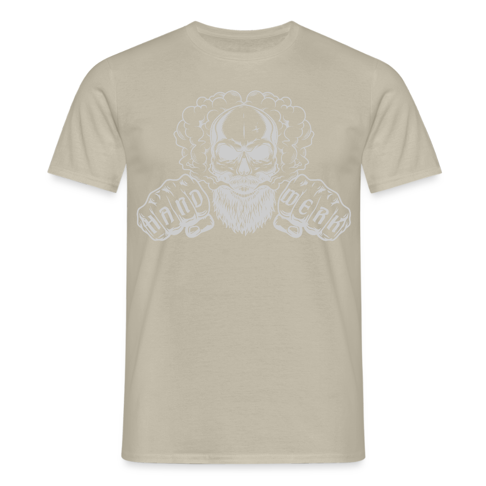 Unisex T-Shirt "Blackbeard-Handwerk" Sandbeige Männer T-Shirt