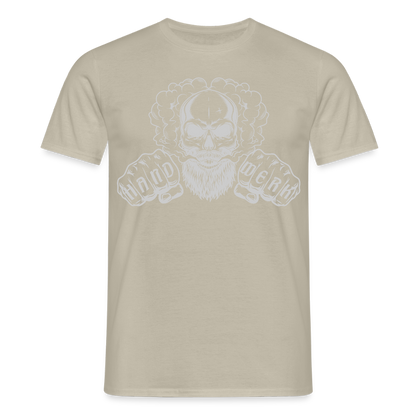 Unisex T-Shirt "Blackbeard-Handwerk" Sandbeige Männer T-Shirt
