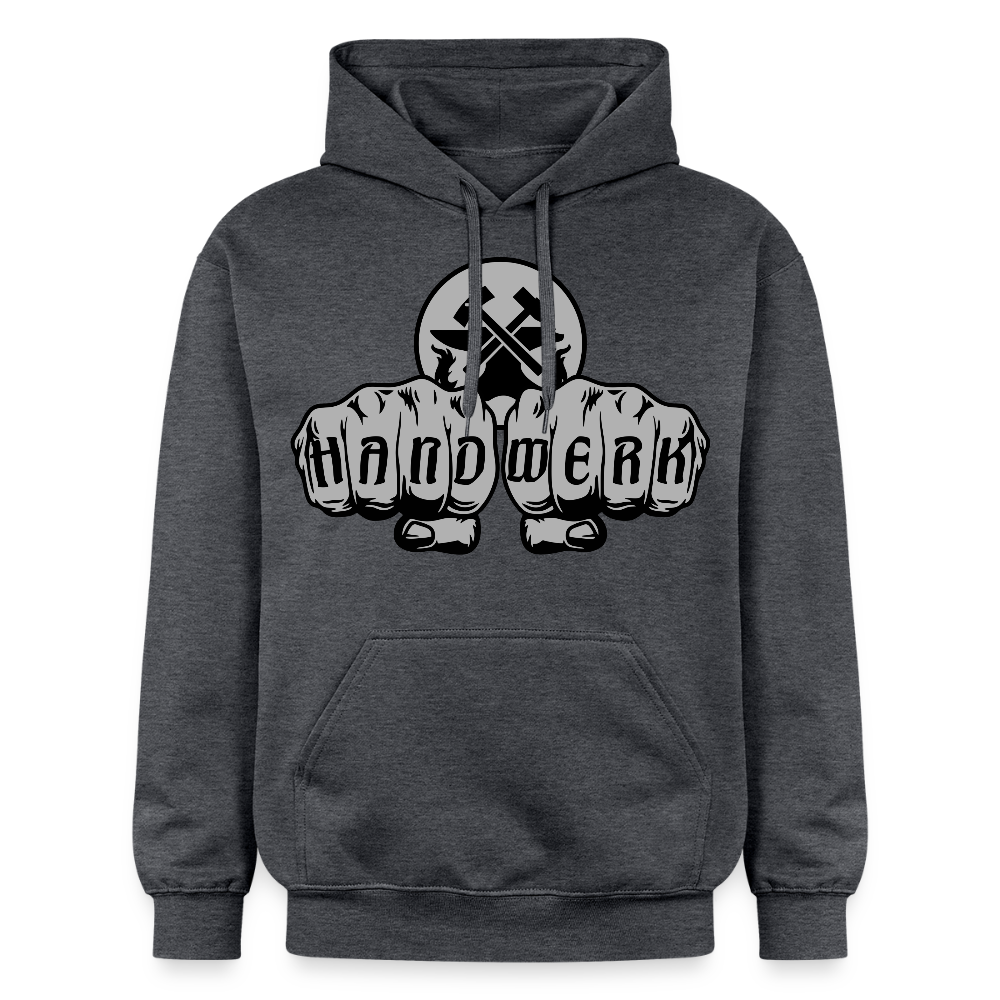 Gildan Unisex Softstyle® "Metallbauer" Dunkelgrau meliert Gildan Unisex Softstyle® Midweight Hoodie