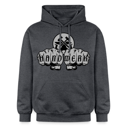 Gildan Unisex Softstyle® "Metallbauer" Dunkelgrau meliert Gildan Unisex Softstyle® Midweight Hoodie