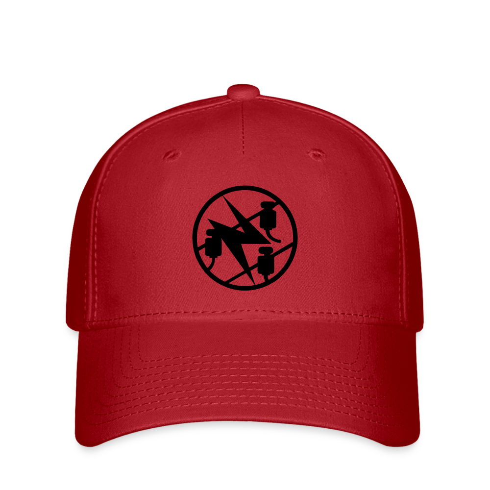 Flexfit Cap "Elektriker" Rot Flexfit Cap
