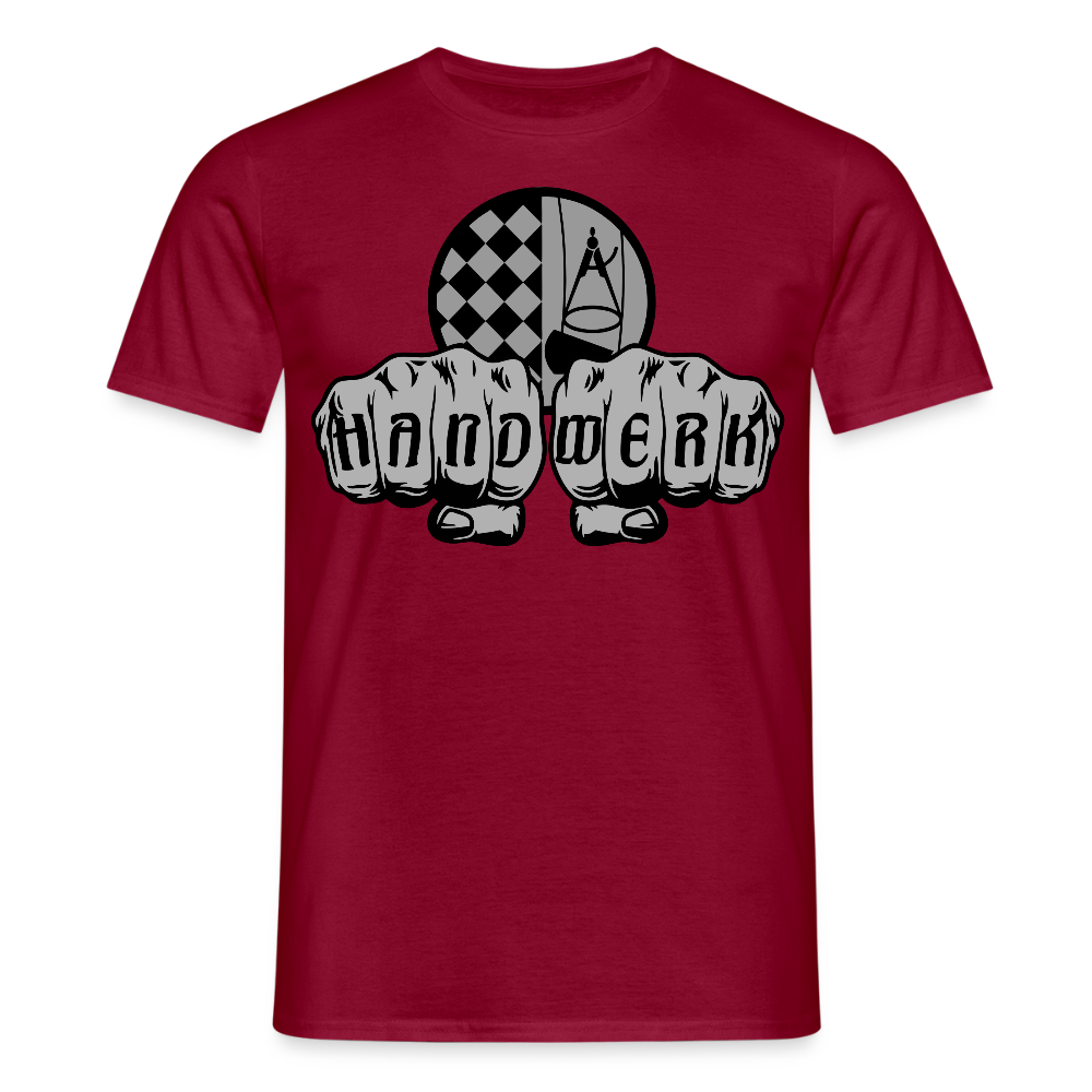 Unisex T-Shirt "Bodenleger" Ziegelrot Männer T-Shirt