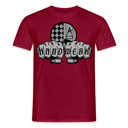 Unisex T-Shirt "Bodenleger" Ziegelrot Männer T-Shirt