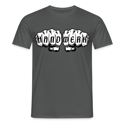Unisex T-Shirt "Handwerk" Anthrazit Männer T-Shirt