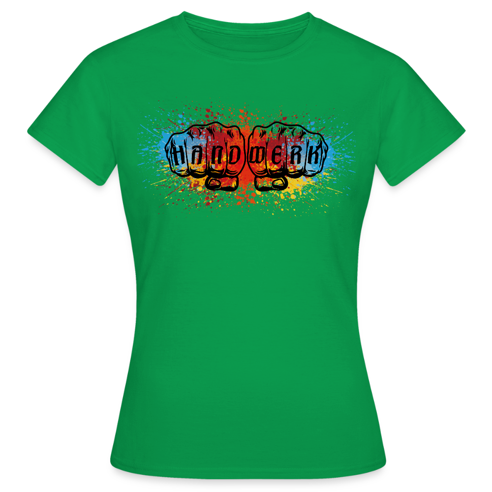 Frauen T-Shirt "Splash-Color" Kelly Green Frauen T-Shirt
