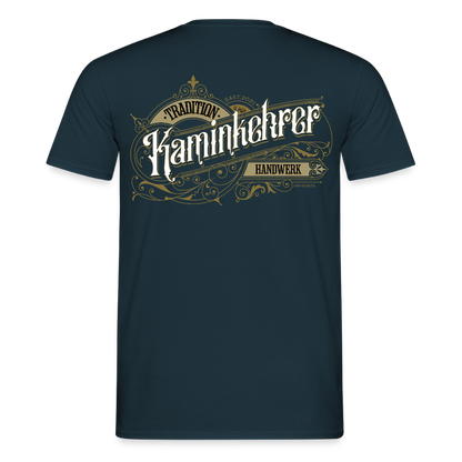 Unisex T-Shirt "Kaminkehrer" Nostalgie Handwerk Navy Männer T-Shirt