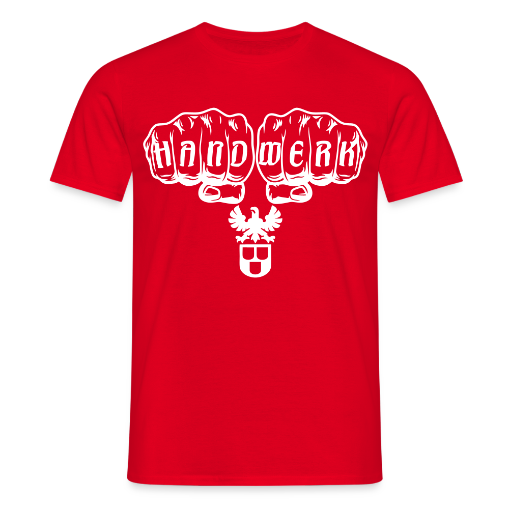 Unisex T-Shirt "Maler" Rot Männer T-Shirt