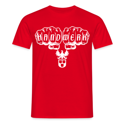 Unisex T-Shirt "Maler" Rot Männer T-Shirt