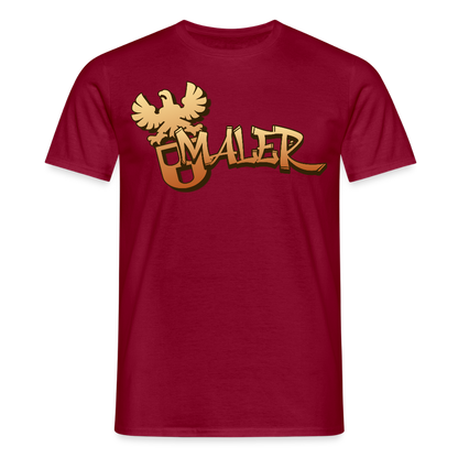 Unisex T-Shirt "Maler" Ziegelrot Männer T-Shirt