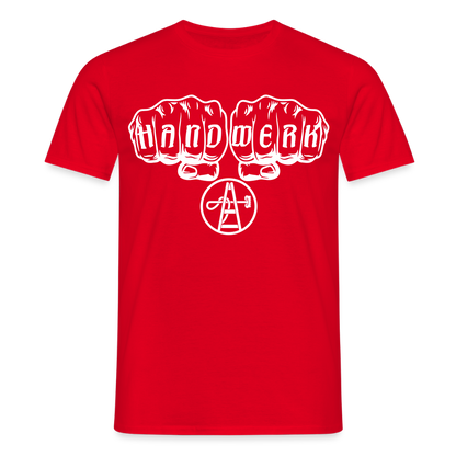 Unisex T-Shirt "Gebäudereiniger" Rot Männer T-Shirt