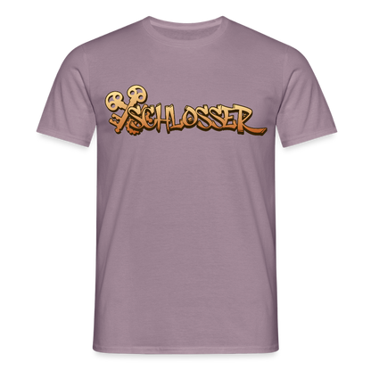 Unisex T-Shirt "Schlosser" Lilagrau Männer T-Shirt