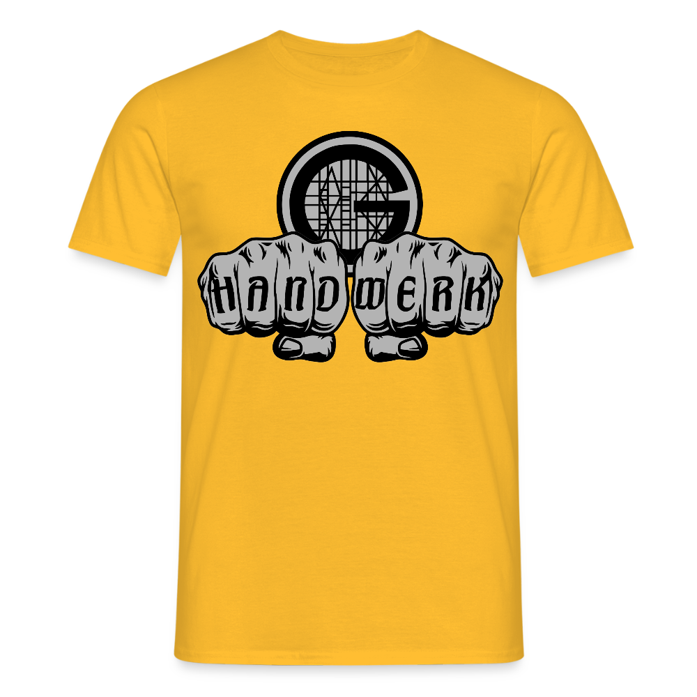 Unisex T-Shirt "Gerüstbauer" - Gelb