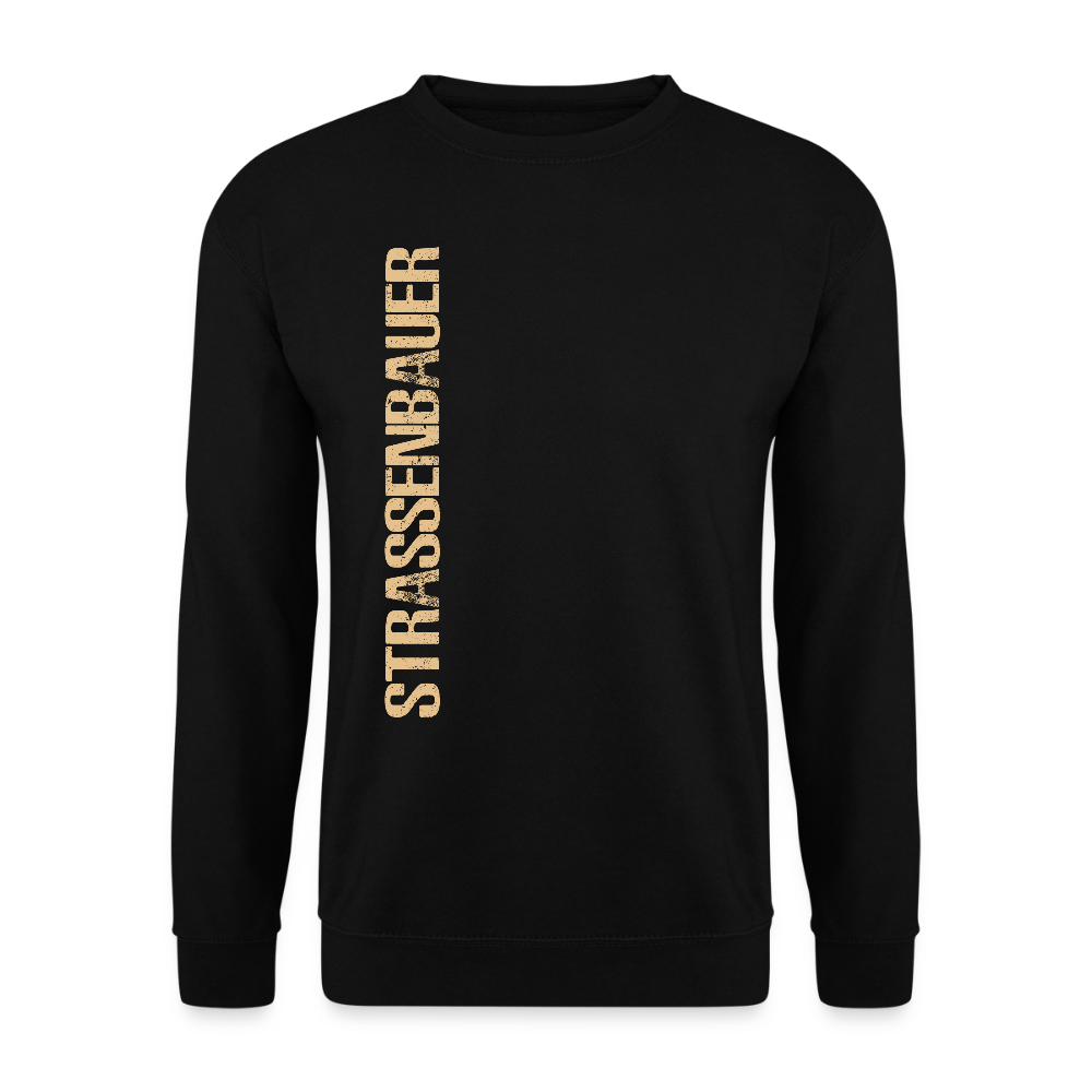Unisex Pullover "Strassenbauer" Schwarz Unisex Pullover