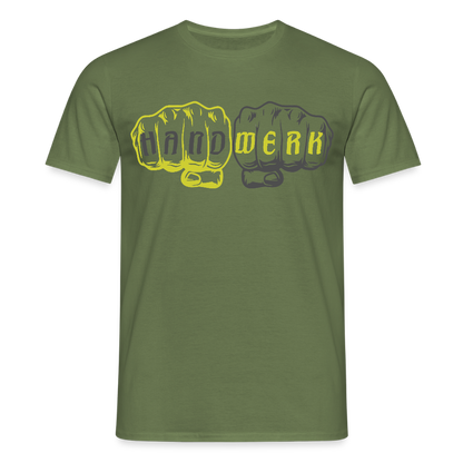 Unisex T-Shirt "Handwerk" Militärgrün Männer T-Shirt