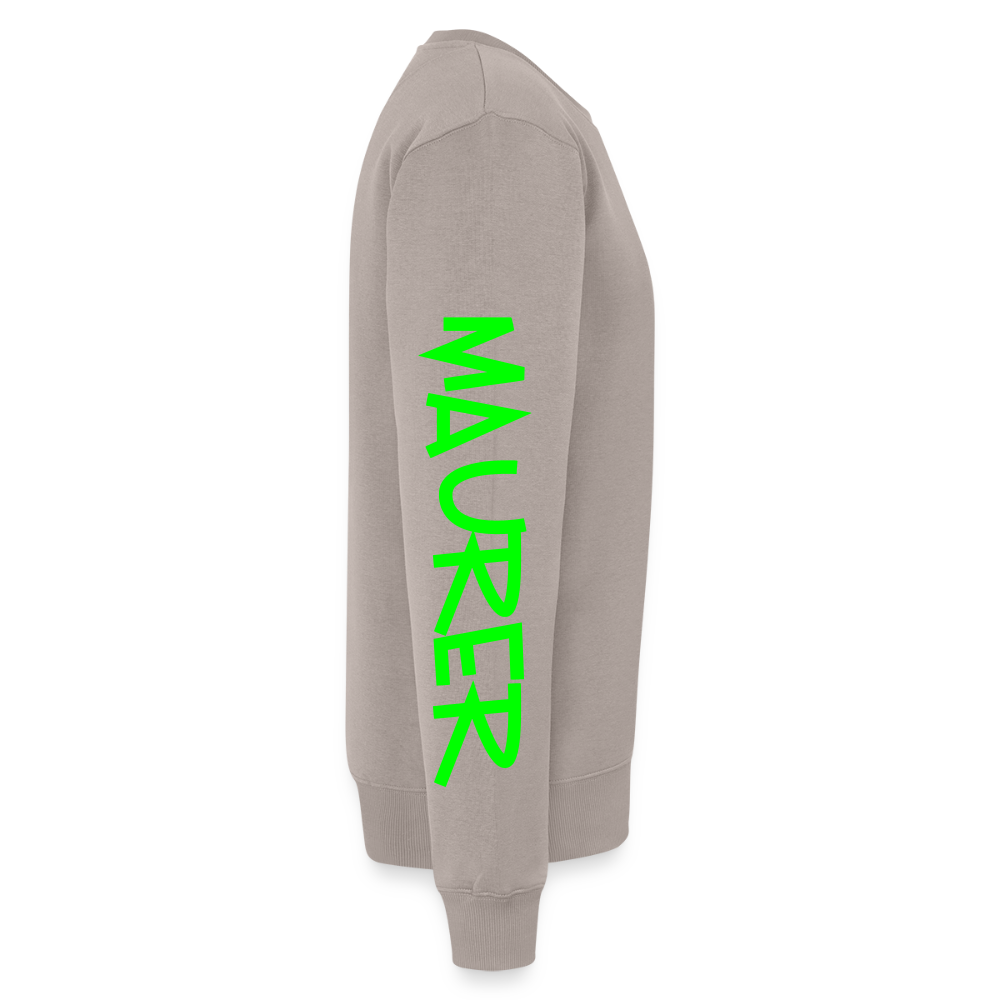 Unisex Premium Pullover "Maurer" neongrün Männer Premium Pullover