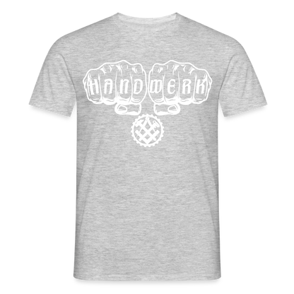 Unisex T-Shirt "Mechaniker" Grau meliert Männer T-Shirt