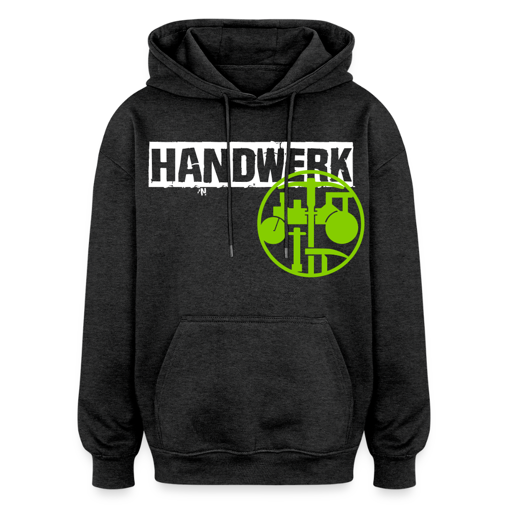 Oversized Unisex Hoodie "Strassenbauer" Anthrazit Oversized Unisex Hoodie