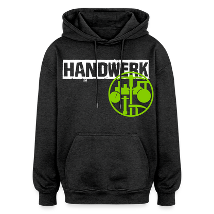 Oversized Unisex Hoodie "Strassenbauer" Anthrazit Oversized Unisex Hoodie