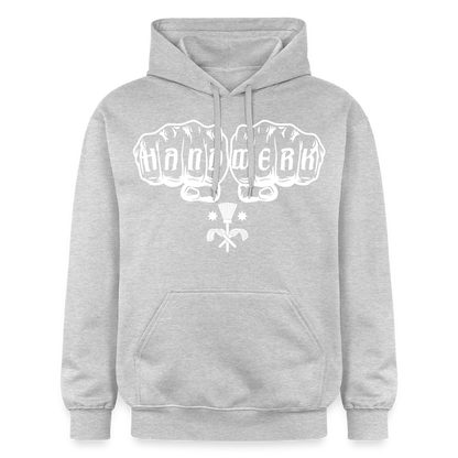 Gildan Unisex Softstyle® "Schornsteinfeger" Hellgrau meliert Gildan Unisex Softstyle® Midweight Hoodie