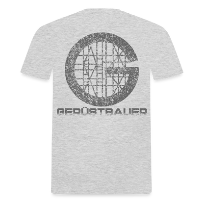 Unisex T-Shirt "Gerüstbauer" Grau meliert Männer T-Shirt