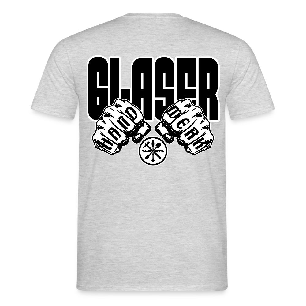 Unisex T-Shirt "Glaser" Grau meliert Männer T-Shirt