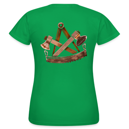 Frauen T-Shirt "Zimmermann" (beidseitig bedruckt) - Kelly Green