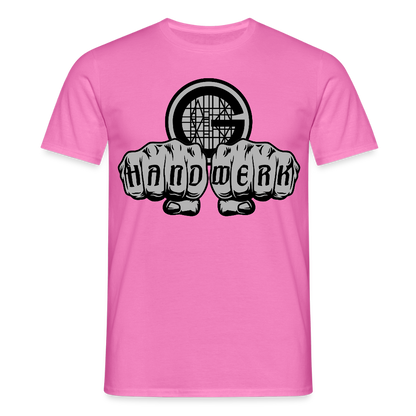 Unisex T-Shirt "Gerüstbauer" Pink Männer T-Shirt