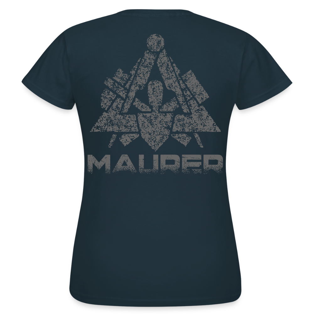 Frauen T-Shirt "Maurer" Navy Frauen T-Shirt