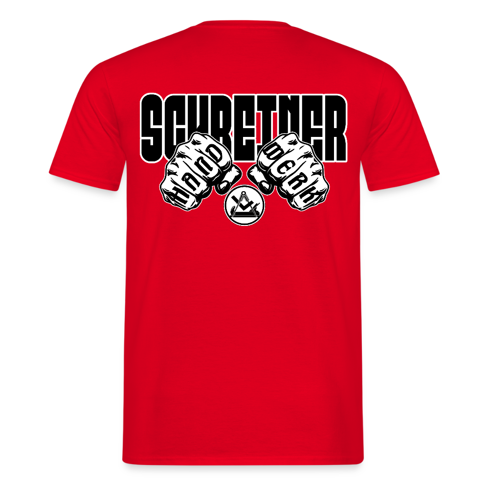 Unisex T-Shirt "Schreiner" Rot Männer T-Shirt