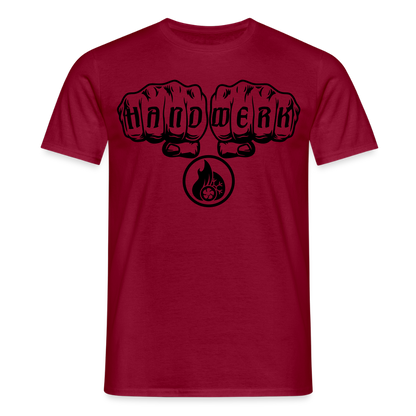 Unisex T-Shirt "Klimatechniker" Ziegelrot Männer T-Shirt