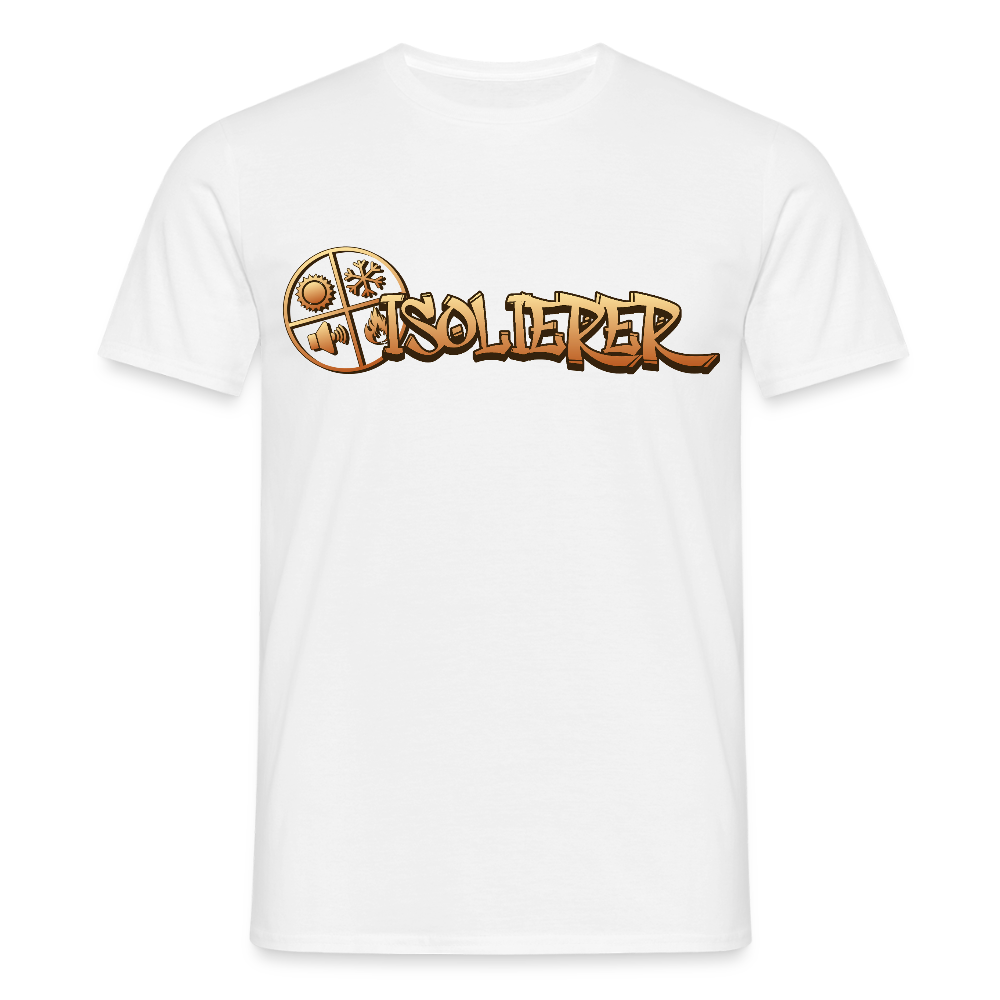 Unisex T-Shirt "Isolierer" Weiß Männer T-Shirt