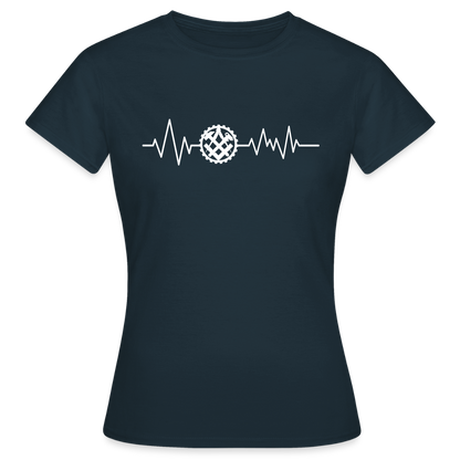 Frauen T-Shirt "Mechaniker" Navy Frauen T-Shirt