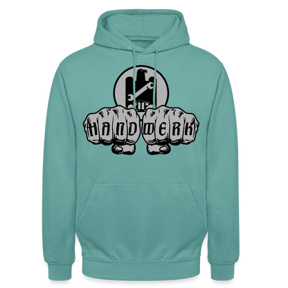 Unisex Hoodie "KFZ-Mechaniker" Pastelltürkis Unisex Hoodie