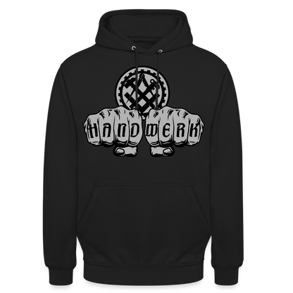 Unisex Hoodie "Mechaniker" Schwarz Unisex Hoodie