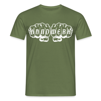 Unisex T-Shirt "Handwerk" Militärgrün Männer T-Shirt