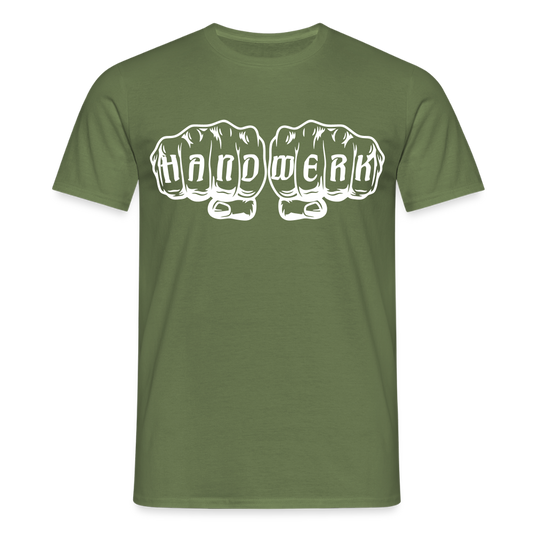 Unisex T-Shirt "Handwerk" Militärgrün Männer T-Shirt {{ color }}