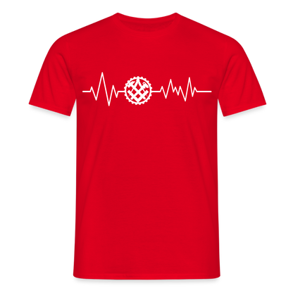 Unisex T-Shirt "Mechaniker" Rot Männer T-Shirt