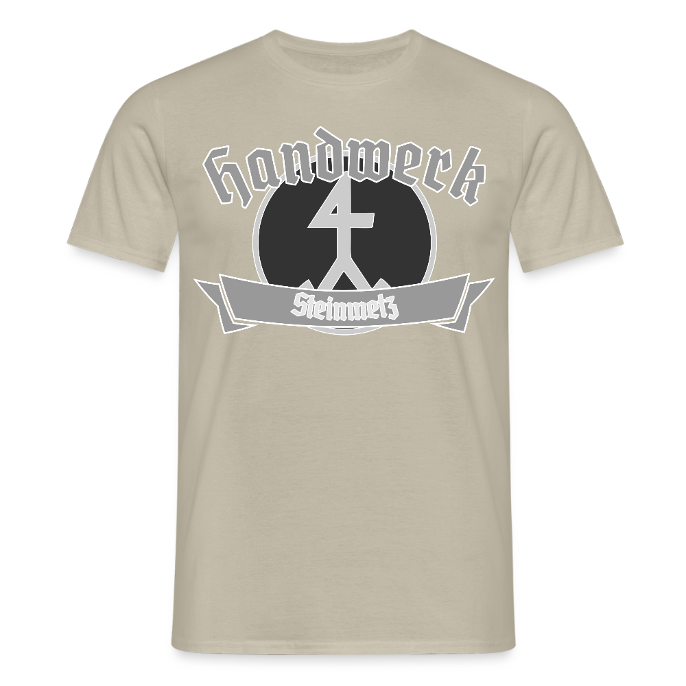 Unisex T-Shirt "Steinmetz" Sandbeige Männer T-Shirt