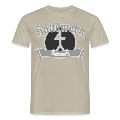 Unisex T-Shirt "Steinmetz" Sandbeige Männer T-Shirt