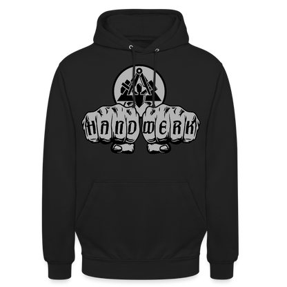 Unisex Hoodie "Maurer" Schwarz Unisex Hoodie