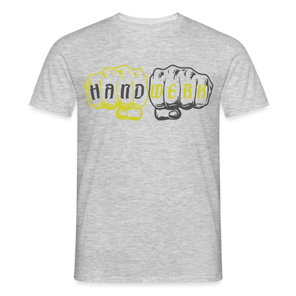 Unisex T-Shirt "Handwerk" Grau meliert Männer T-Shirt