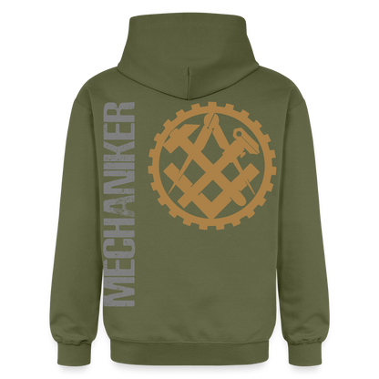 Gildan Unisex Softstyle® "Mechaniker" Militärgrün Gildan Unisex Softstyle® Midweight Hoodie