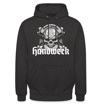 Unisex Hoodie "Skull-Maler/Lackierer" Anthrazit Unisex Hoodie