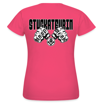 Frauen T-Shirt "Stuckateurin" (beidseitig bedruckt) Azalea Frauen T-Shirt